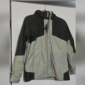 Columbia Youth Bugaboo III Fleece Interchange 3-in-1 Jacket Green Size Large NWT